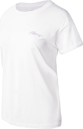 Damska koszulka z krótkim rękawem Elbrus Mette Wo's biały rozmiar S