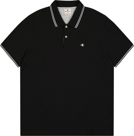 Koszulka męska Champion polo czarna 220897 KK001