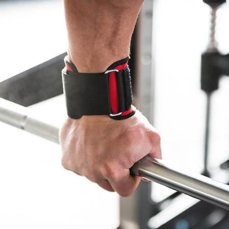 Pasy treningowe do martwego ciągu uchwyty do podnoszenia ciężarów HMS f4436 2 sztuki