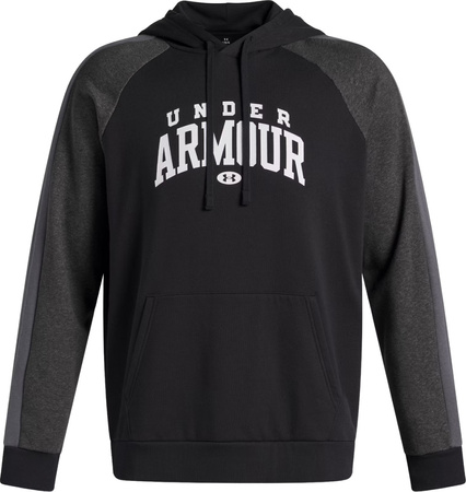 Bluza męska Under Armour Rival Fleece Colorblock Hoodie czarna 6003958 001
