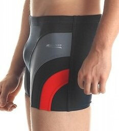 Spodenki kąpielowe męskie Aqua-Speed Sasha szaro czerwone 336 2407