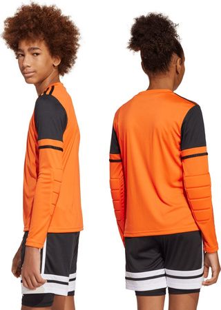 Bluza bramkarska dla dzieci adidas Squadra 25 Long Sleeve pomarańczowa JJ1941