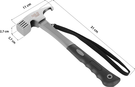 Młotek kempingowy turystyczny do szpilek śledzi kołków Nils Camp NC17109