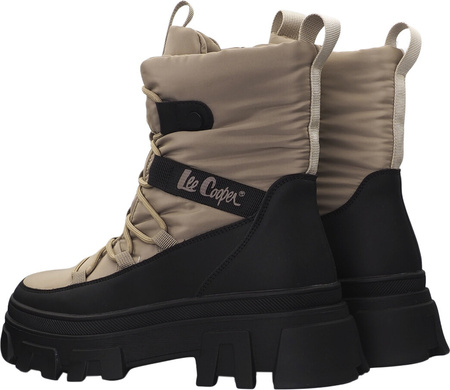 Buty damskie Lee Cooper brązowo-czarne LCJ-24-47-3143LA