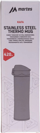 Kubek terminczny turystyczny Martes Kafa fioletowy 420 ml