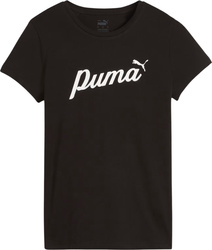 Koszulka damska Puma ESS Script czarna 679315 01