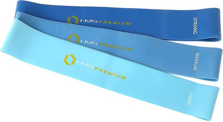 Zestaw gum do ćwiczeń Hms Premium GU04 Mix set pro II