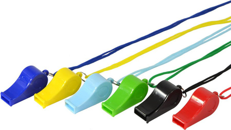Gwizdek plastikowy Enero 1 sztuka losowy kolor
