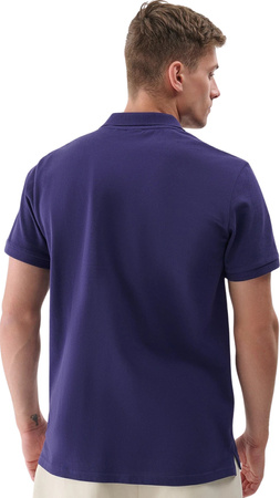 Koszulka męska polo 4F M130 granat 4FWSS24TPTSM130 31S
