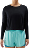 Koszulka damska longsleeve 4F F218 czarna 4FWSS24TFLOF218 20S