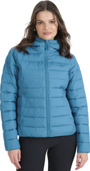 Kurtka damska puchowa 4F F580 niebieska 4FWAW25TDJAF580 46S