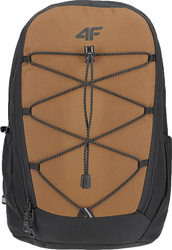 Plecak sportowy szkolny miejski 4F M187 brązowo-czarny 4FAW23ABACM187 82S