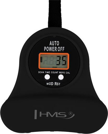 Hula hop do ćwiczeń fitness z licznikiem magnesami i obciążnikiem HMS hhm13