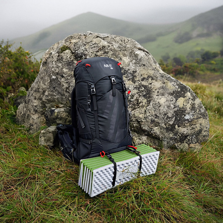 Karimata składana turystyczna trekkingowa z aluminiowym XPE 195×60×1,5 cm