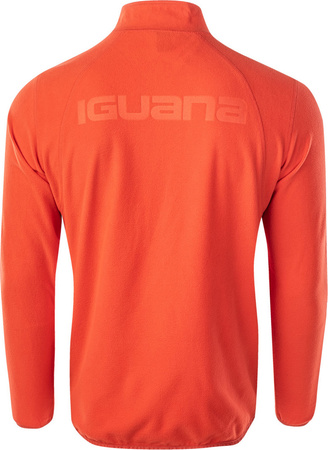 Męski polar ciepła bluza polarowa ze stójką na zamek Iguana Vilos pomarańczowy rozmiar XXL