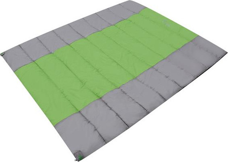 Śpiwór podwójny Nils camp nc2011 190x150cm szaro-zielony