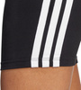 Spodenki damskie adidas Essentials 3-Stripes High Waisted Biker czarne JE1223