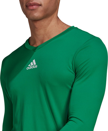 Koszulka termoaktywna męska adidas Team Base Tee zielona GN7504
