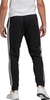 Spodnie męskie adidas Essentials Tapered Cuff 3 Stripes czarne GK8831
