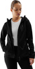 Kurtka przejściowa softshell z kapturem damska 4F F215 czarna