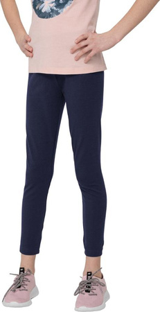 Legginsy dla dziewczynki 4F granatowe HJL22 JLEG001 31S