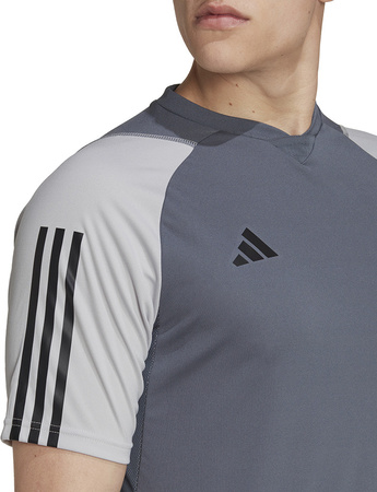 Koszulka męska adidas Tiro 23 Competition Jersey szara HP1906