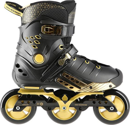 Łyżworolki slalomowe Nils Extreme NA20006 czarno-złoty rozmiar 38
