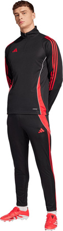 Spodnie męskie adidas Tiro 24 Slim Training czarno-czerwone JP2489