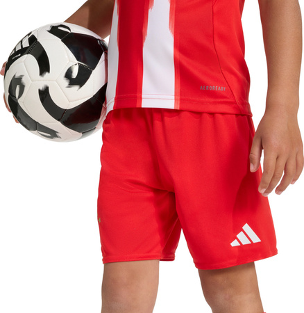 Zestaw dzięciecy komplet sportowy koszulka spodenki adidas FC Bayern 25/26 Home czerwony JN8510