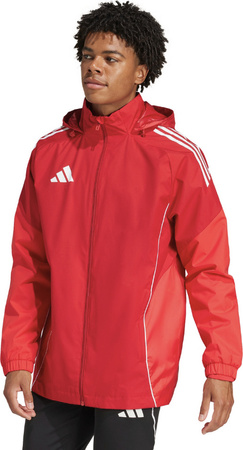 Kurtka męska adidas Tiro 25 Competition All-Weather czerwona JI6503