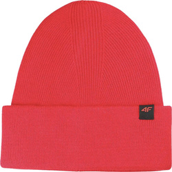 Czapka zimowa ciepła 4F U556 czerwona 4FWAW25ACAPU556 62S