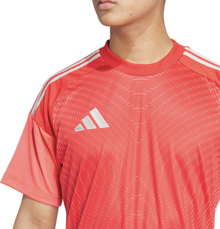 Koszulka bramkarska męska adidas Tiro 25 Competition Jersey Short Sleeve czerwona JI9717
