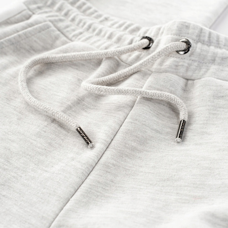 Spodnie dresowe damskie Iguana Onles W szaro-białe rozmiar L