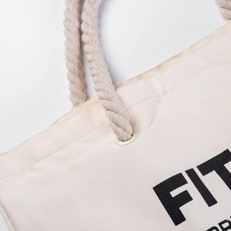 Torba zakupowa bawełniana Fitanu Eco Bag wymiary 34 x 30 cm