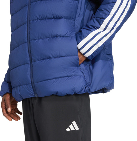 Kurtka męska adidas Essentials CLIMAWARM 3-Stripes niebieska JX7771