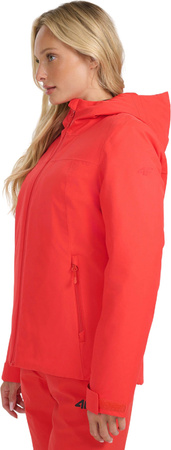 Kurtka narciarska damska 4F F0954 czerwona 4FWAW25TTJAF0954 62S