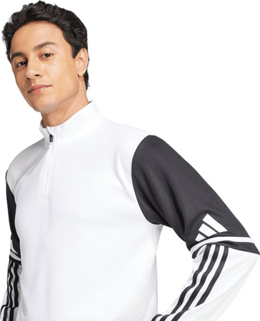 Bluza męska adidas Squadra 25 Training Top biało-czarna JD2987