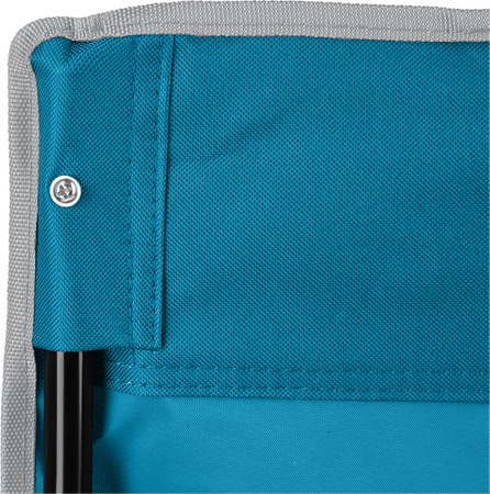 Krzesło turystyczne plażowe składane Nils Camp NC3306 niebiesko-szare 55×55×68cm