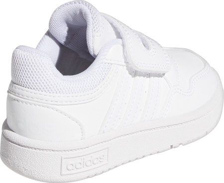 Buty dla dzieci adidas Hoops 3.0 białe GW0442
