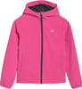 Kurtka dla dziewczynki softshell 4F F305 różowa 4FJWSS25TSOFF305 54S
