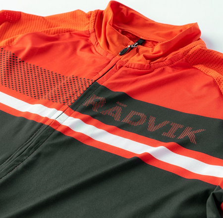 Męska koszulka rowerowa Radvik Foxtrot GTS turkusowa rozmiar S