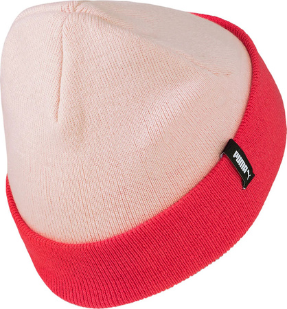 Czapka dla dzieci Puma Animal Classic Cuff Beanie Kids różowa 23456 02