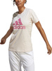 Koszulka damska adidas Loungewear Essentials Logo Tee kremowa IB9455