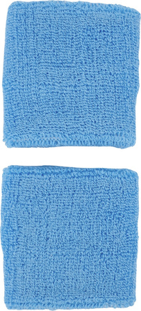 Frotki na rękę Nike Swoosh Wristbands 2 szt. jasnoniebieskie N1012405409OS