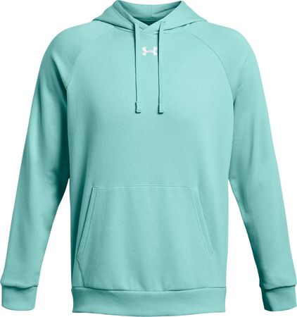 Bluza męska Under Armour Rival Fleece Hoodie miętowa 1379757 482