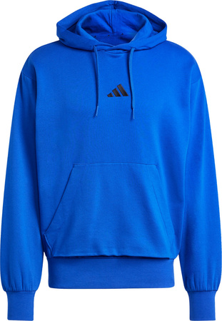 Bluza męska adidas Essentials Feelcozy Fleece niebieska JE3800