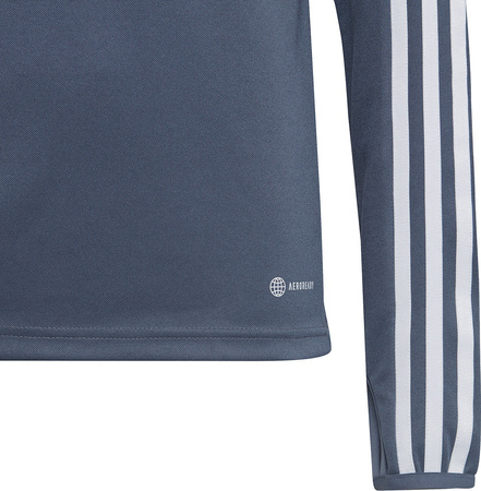 Bluza dla dzieci adidas Tiro 23 League Training Top szaro-biała HS3491