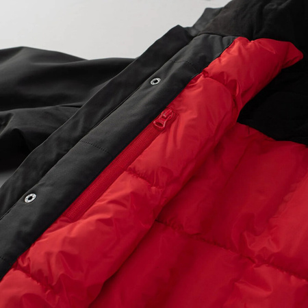 Męska kurtka puchowa z kapturem ocieplana narciarska pikowana Hi-tec Helten rozmiar XXL