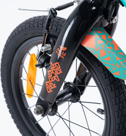 Dziecięcy rower z bocznymi kółkami Radvik Viking 14 rozmiar koła 14"