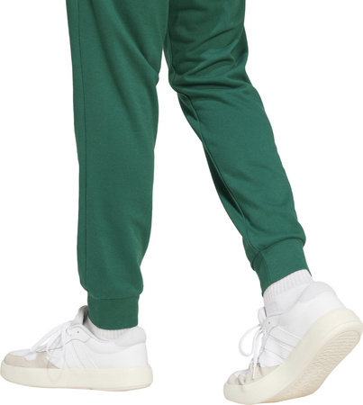 Spodnie męskie adidas Essentials Feel Cozy French Terry zielone JE3858